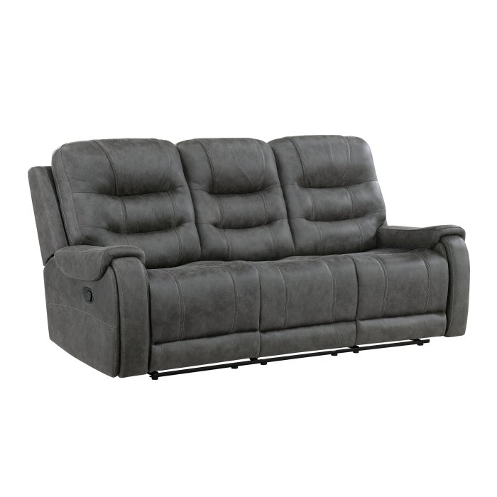 Second image of 9634DGY-3 Double Reclining Sofa