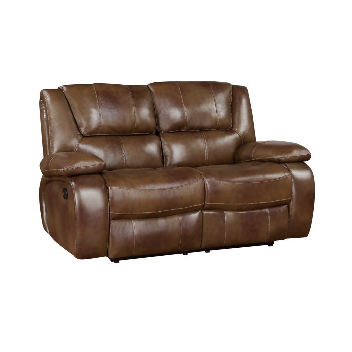 Second image of 9639BR-2 Double Reclining Love Seat