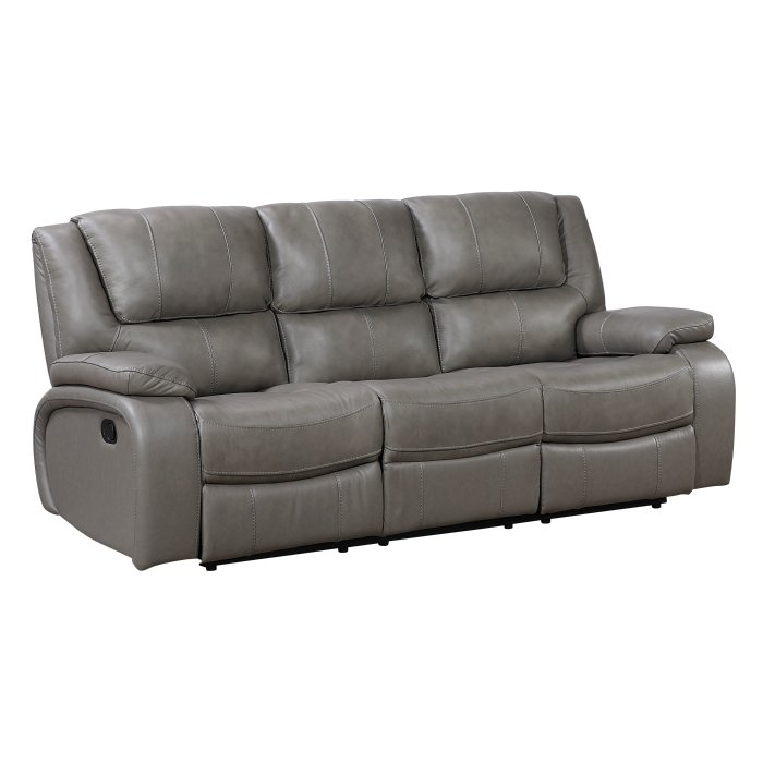 Second image of 9639GY-3 Double Reclining Sofa