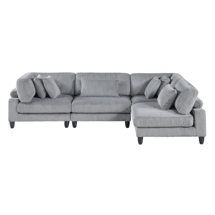 Second image of 9688GY*42CR2AC 4-Piece Modular Sectional