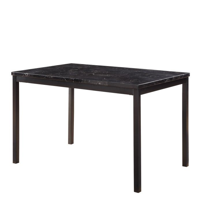 Second image of 2601BK-48 Dining Table, Faux Marble Top