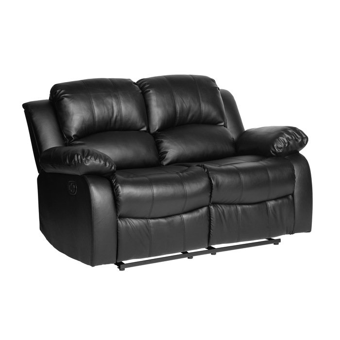 Second image of 9700BLK-2 Double Reclining Love Seat