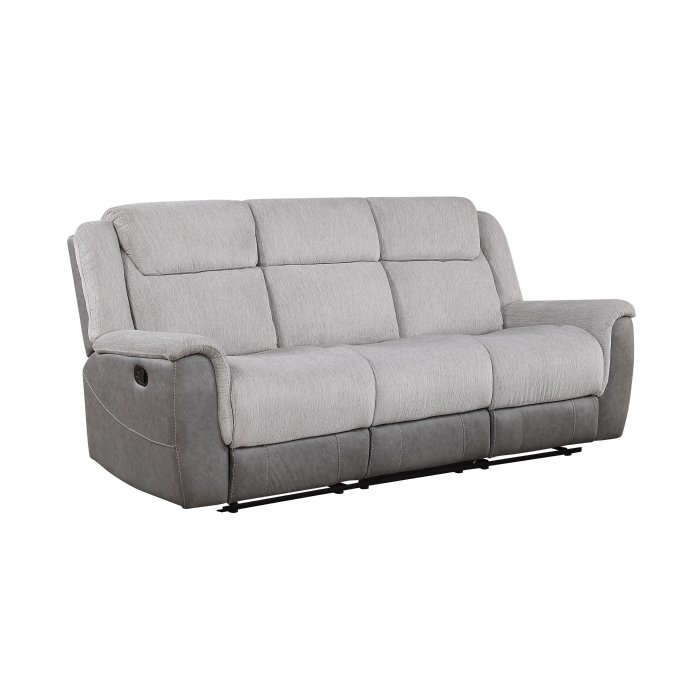 Second image of 9703GY-3 Double Reclining Sofa