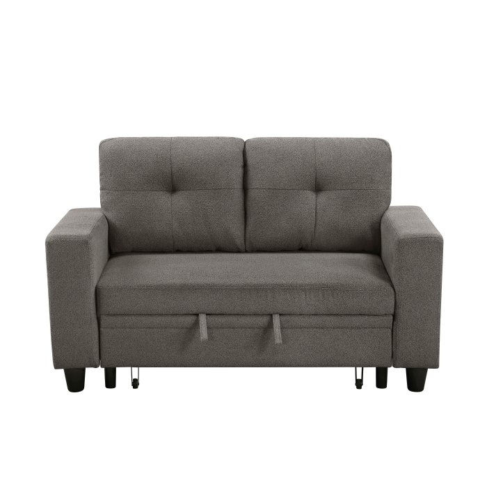 Second image of 9705DB-2* Love Seat with Pull-out Bed, Shelves and Charging Ports