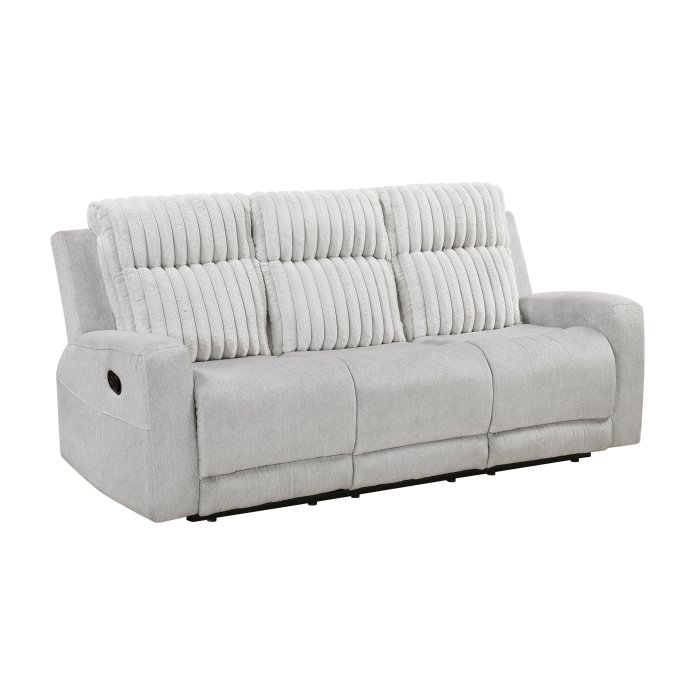 Second image of 9728LGY-3 Double Reclining Sofa