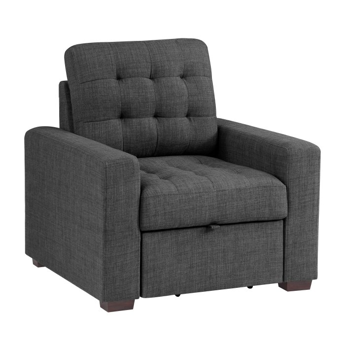 Second image of 9916DG-1 Chair with Pull-out Ottoman