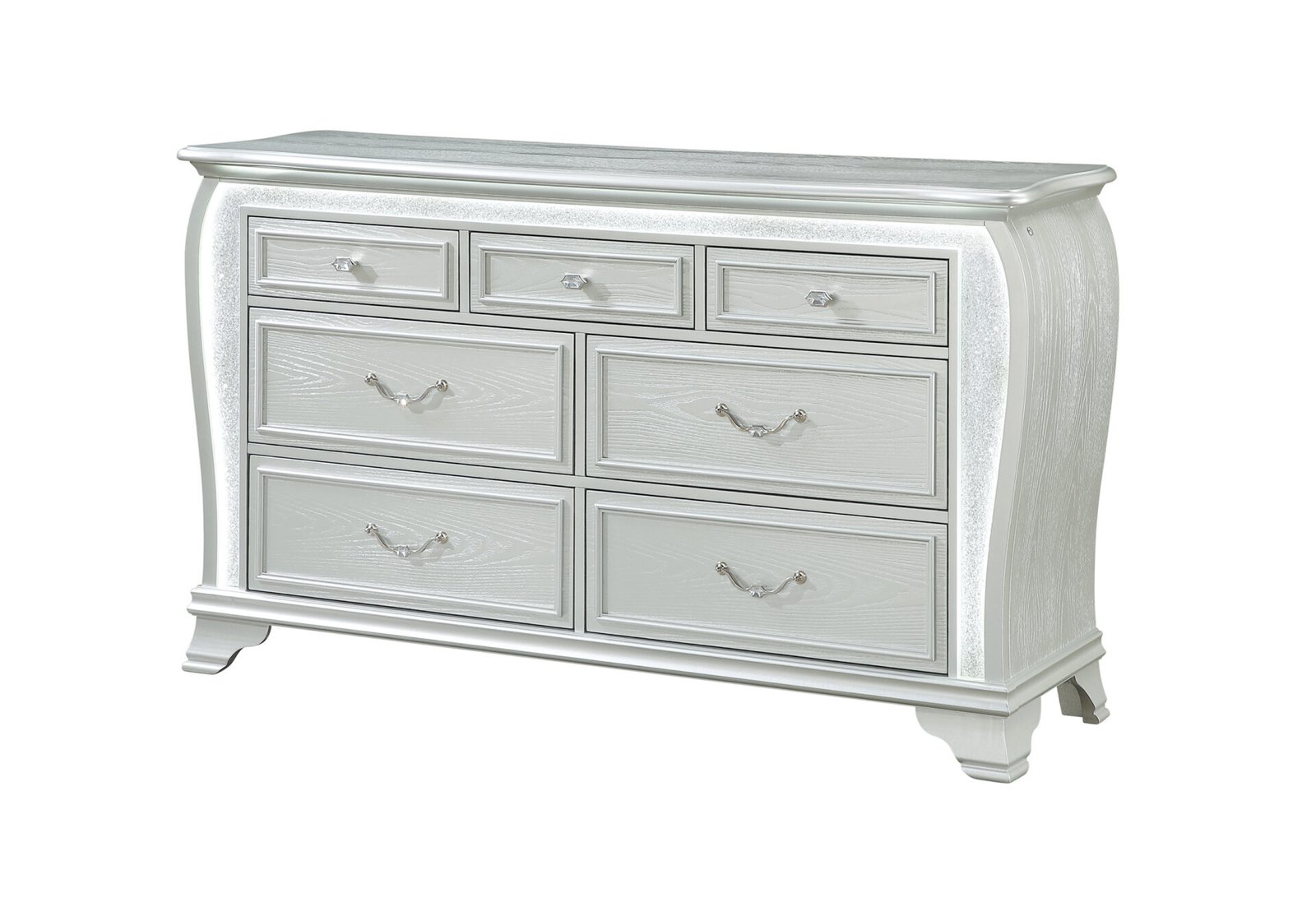 Second image of ARIA SILVER DRESSER WITH LED