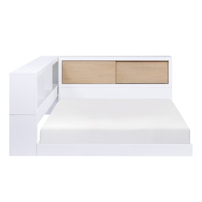 Second image of B2012BCF-1BC* Full Bookcase Corner Platform Bed