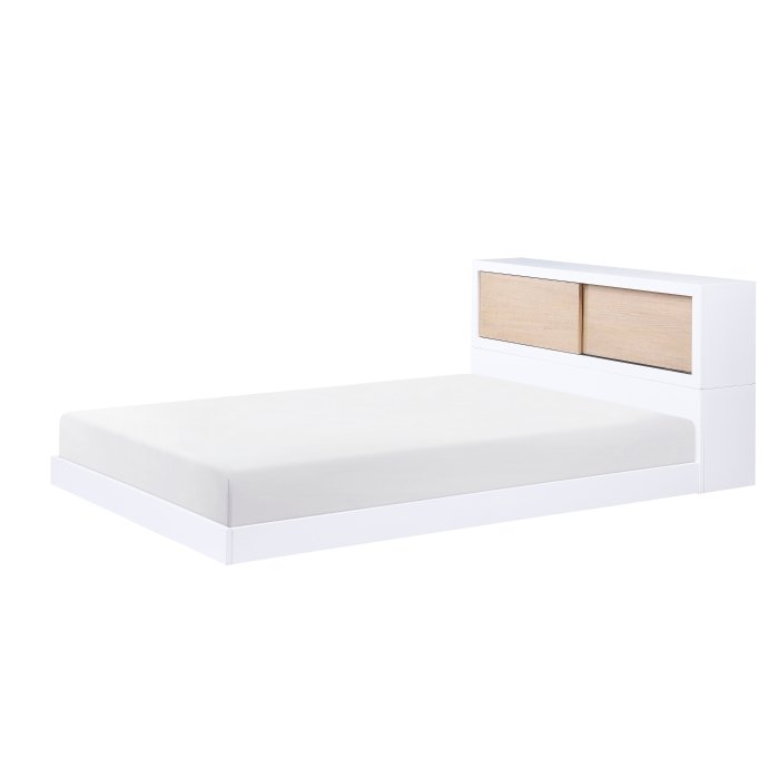 B2012BCF-1* Full Bookcase Platform Bed