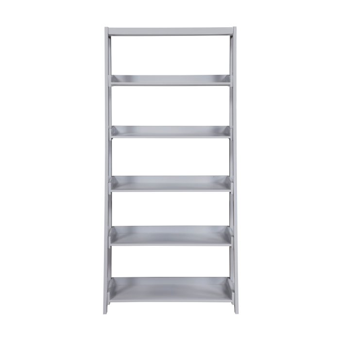 Second image of B2024GY-16S5 Bookcase, 5 Fixed Shelves