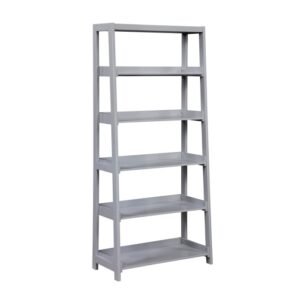 B2024GY-16S5 Bookcase, 5 Fixed Shelves