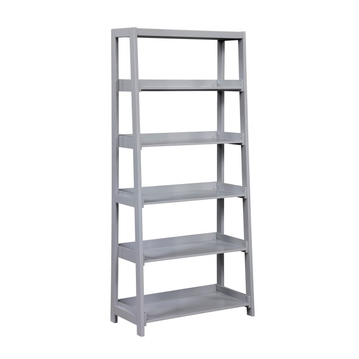 B2024GY-16S5 Bookcase, 5 Fixed Shelves