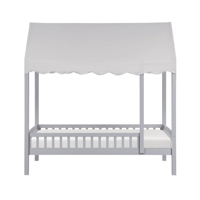 Second image of B2024GYCP-1 Twin Canopy Platform Bed