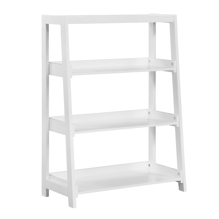 B2024WH-16S3 Bookcase, 3 Fixed Shelves