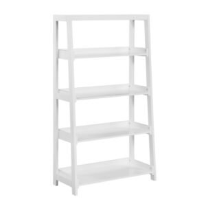 B2024WH-16S4 Bookcase, 4 Fixed Shelves