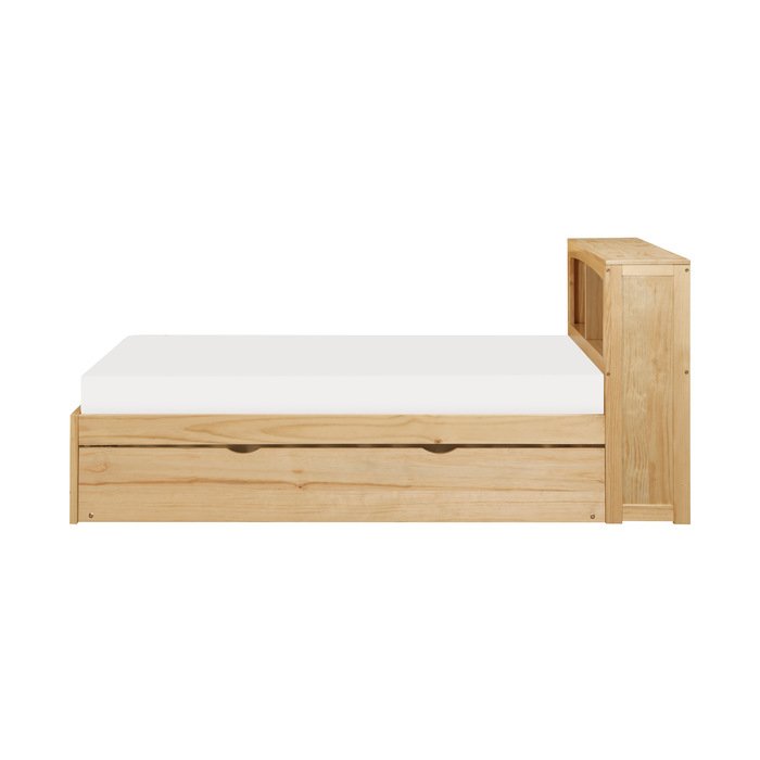 Second image of B2043BC-1R* Twin Bookcase Platform Bed with Twin Trundle