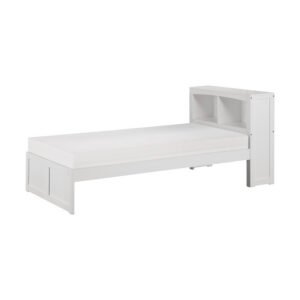 B2053BCW-1* Twin Bookcase Platform Bed