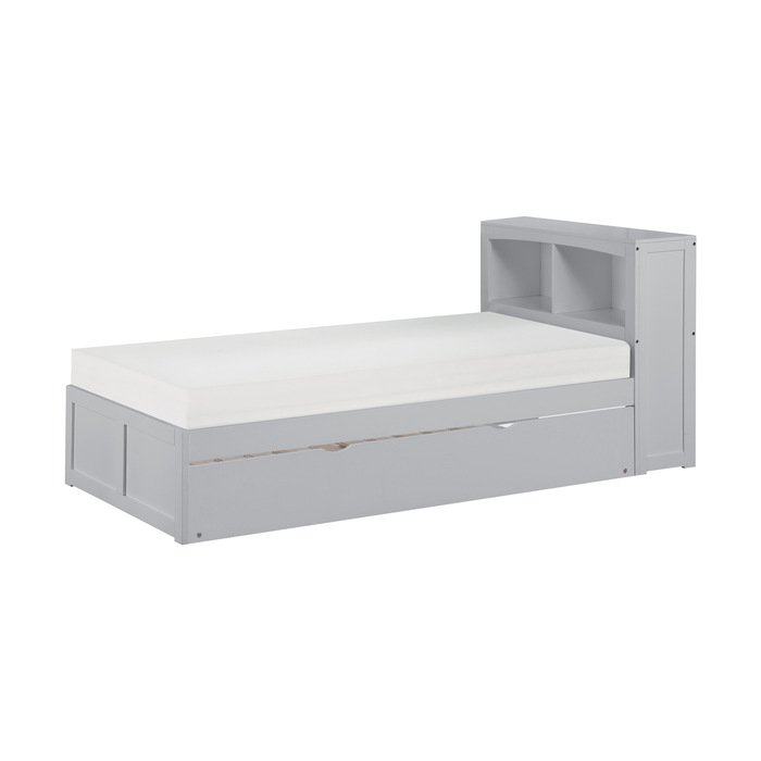 B2063BC-1R* Twin Bookcase Platform Bed with Twin Trundle