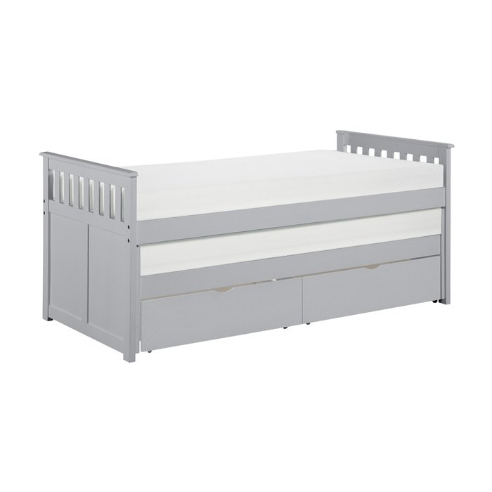 Second image of B2063RT-1T* Twin/Twin Bed with Storage Boxes