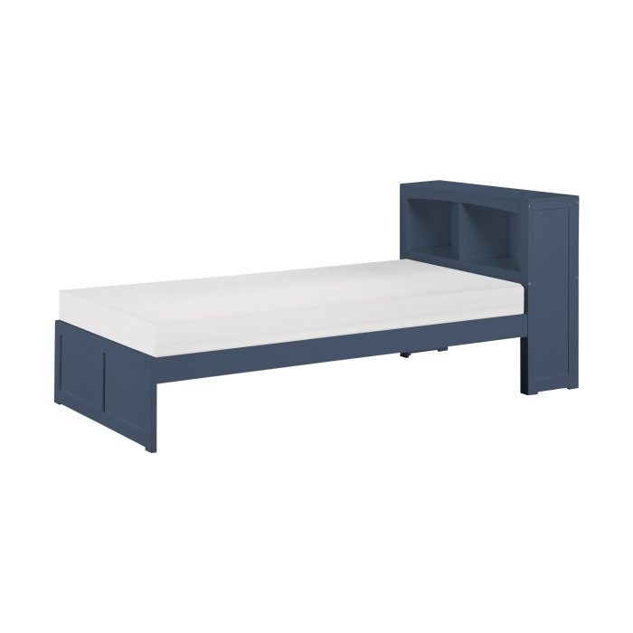 B2083BUBC-1* Twin Bookcase Platform Bed