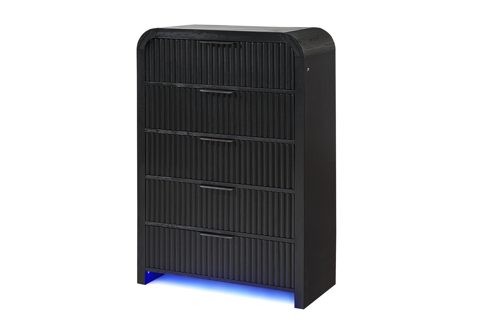 Second image of BECKETT WHT/BLK CHEST W/ LED