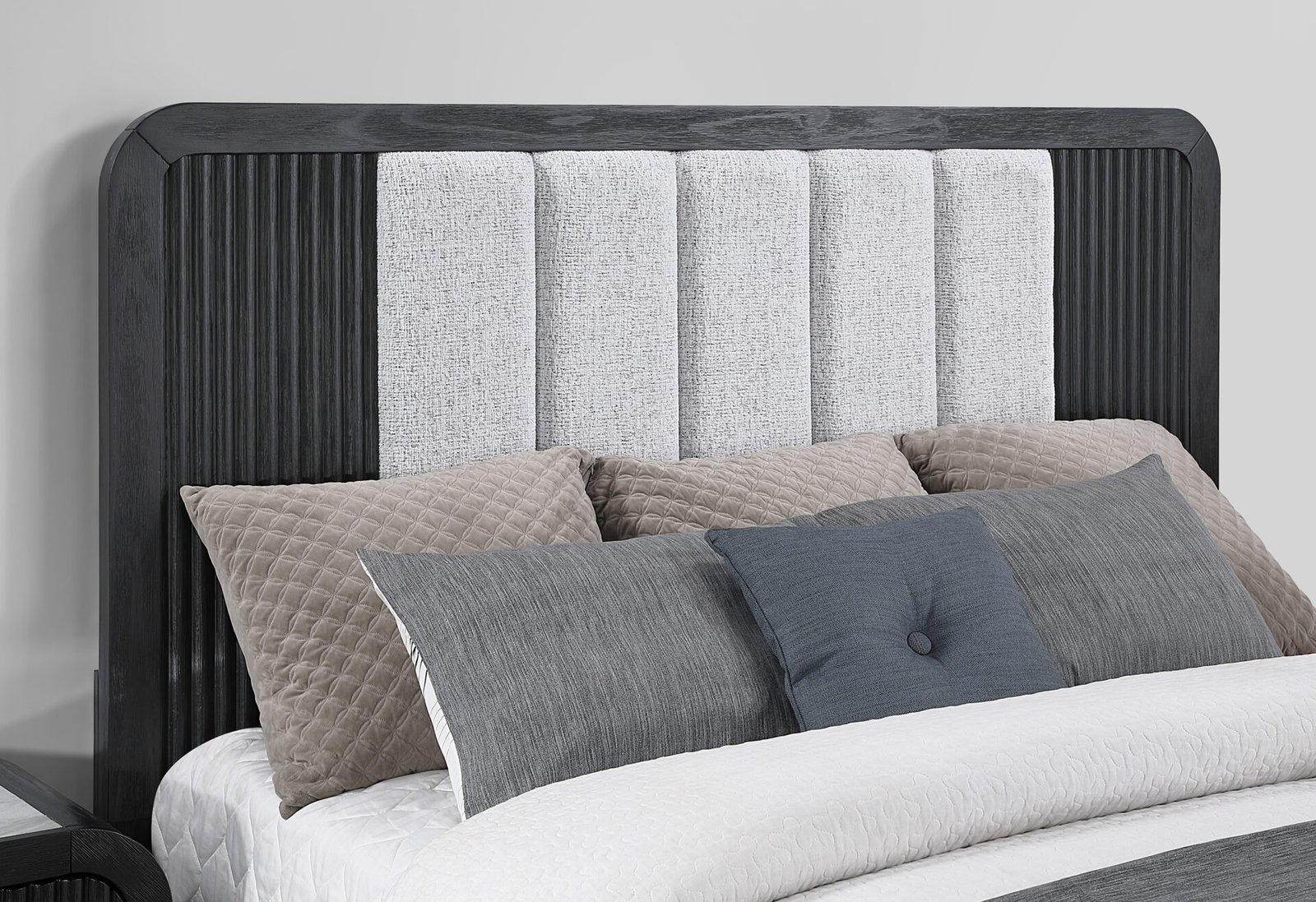 Second image of BECKETT WHITE/BLACK KING BED GROUP WITH COOLER & SPEAKER