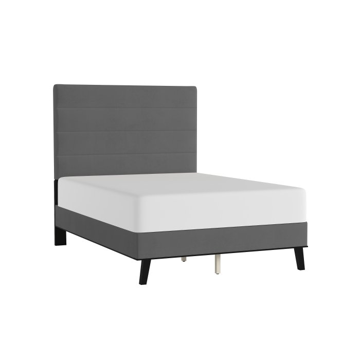 BHE5004CC-54* 54" Charcoal Microfiber Platform Bed