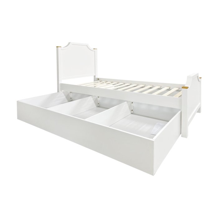 Second image of BHE5006-39-NEW*TR 39? Platform Bed with Bottom Trundle/Storage