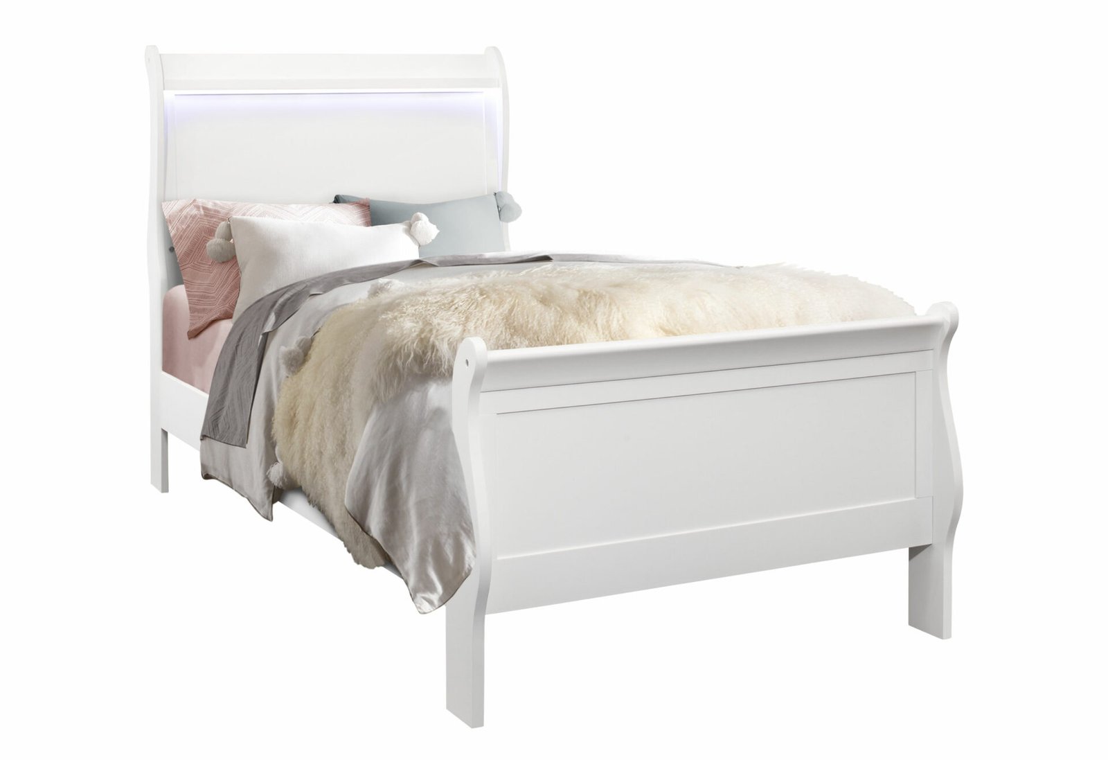Second image of Charlie White Twin Bed
