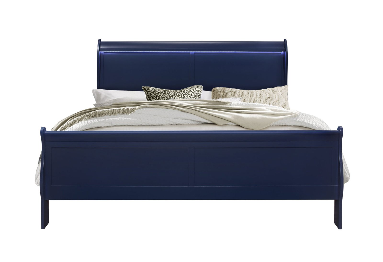 Second image of CHARLIE BLUE KING BED GROUP WITH LED