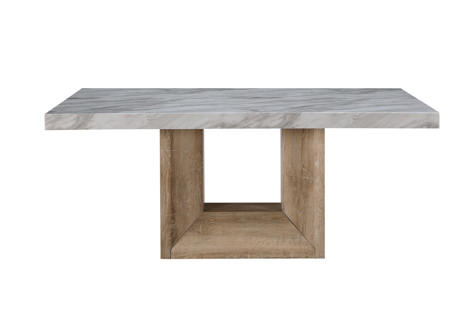 Second image of D02 NATURAL DINING TABLE + 6 D8683 DINING CHAIRS