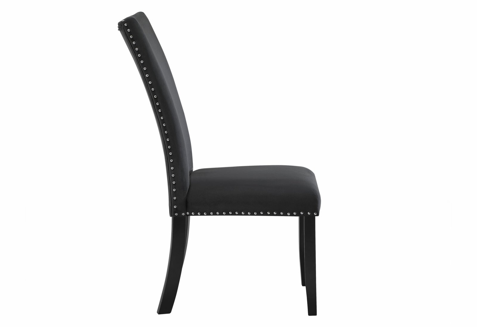 Second image of D03 BLACK VELVET DINING CHAIR