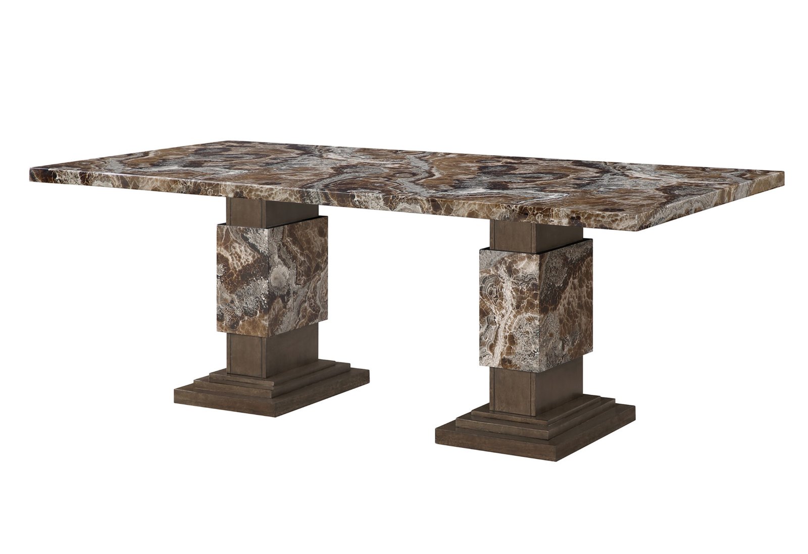 Second image of D12 BROWN DINING TABLE