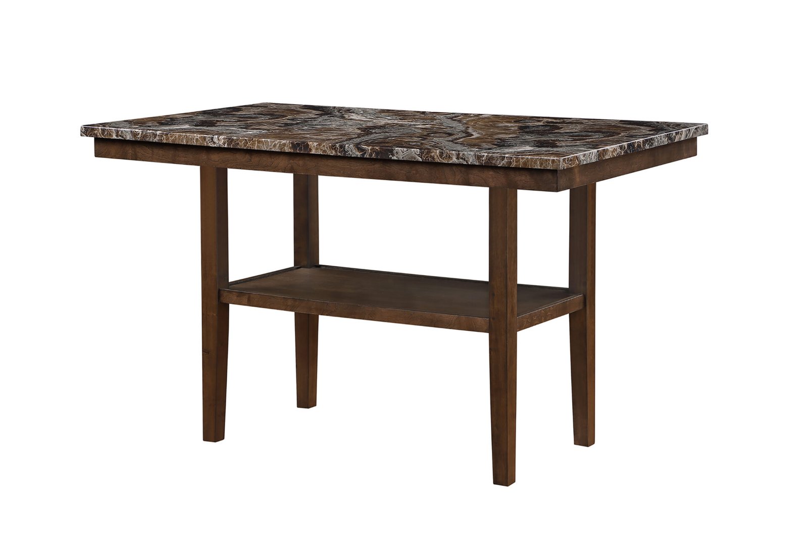 Second image of D4355 BROWN BAR TABLE