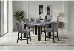 D5473 BAR TABLE AND 8 D06 BAR STOOLS
