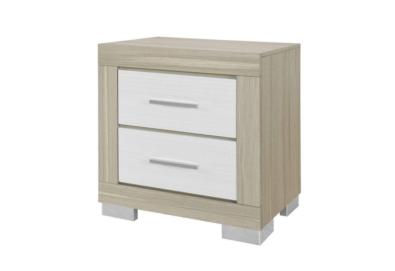 Second image of EMMA NATURAL/WHITE NIGHTSTAND