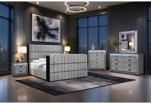 ISABELLA GREY QUEEN BED GROUP