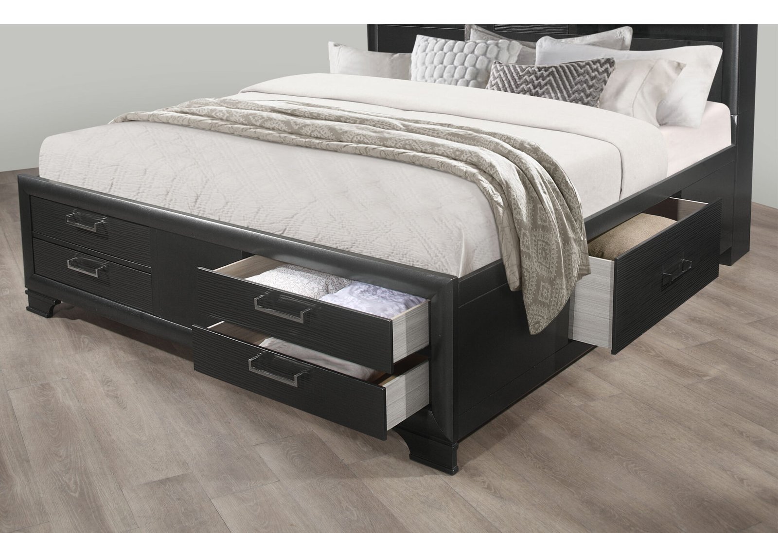 Second image of JORDYN GREY KING BED GROUP