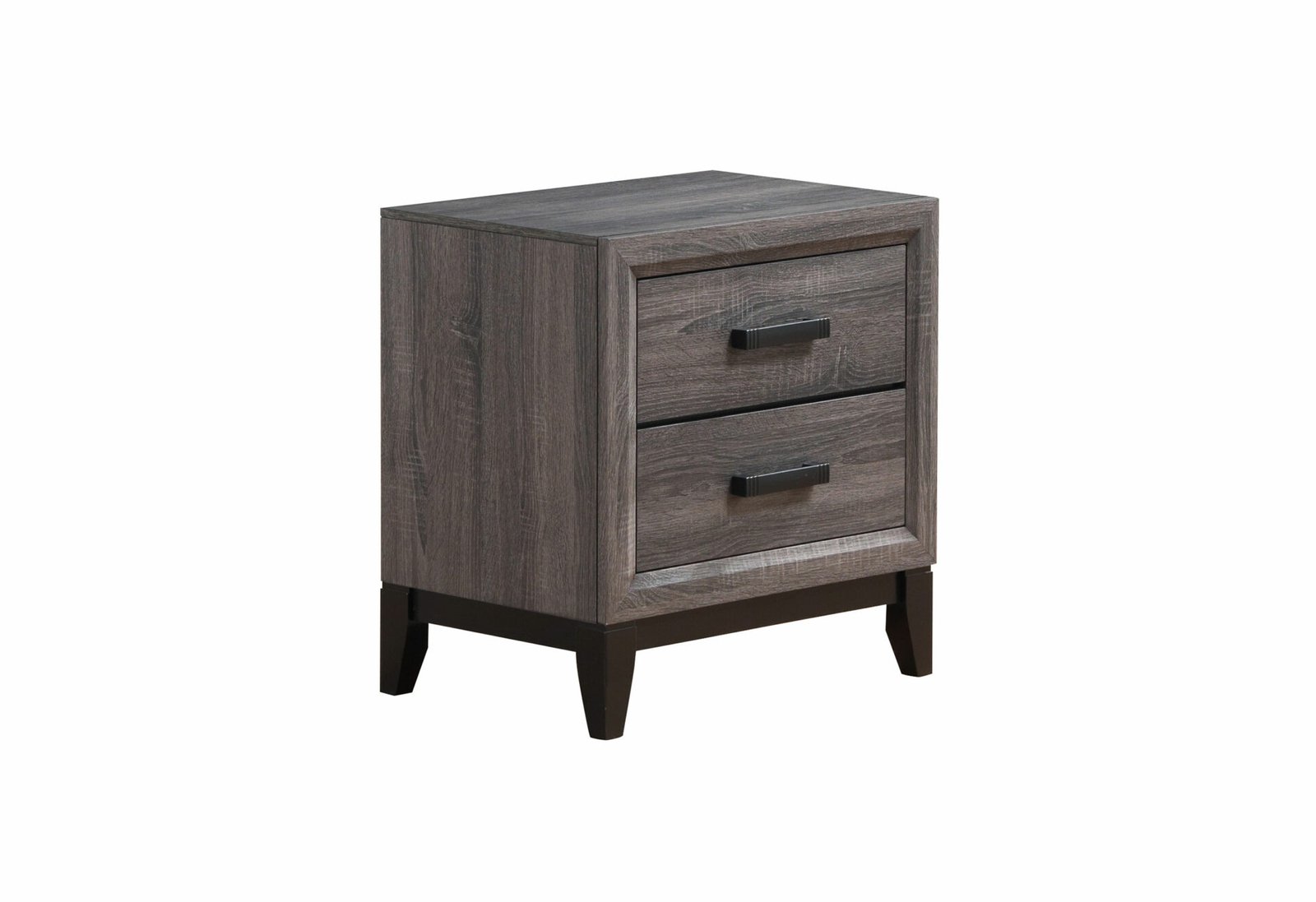 Second image of KATE FOIL GREY NIGHTSTAND