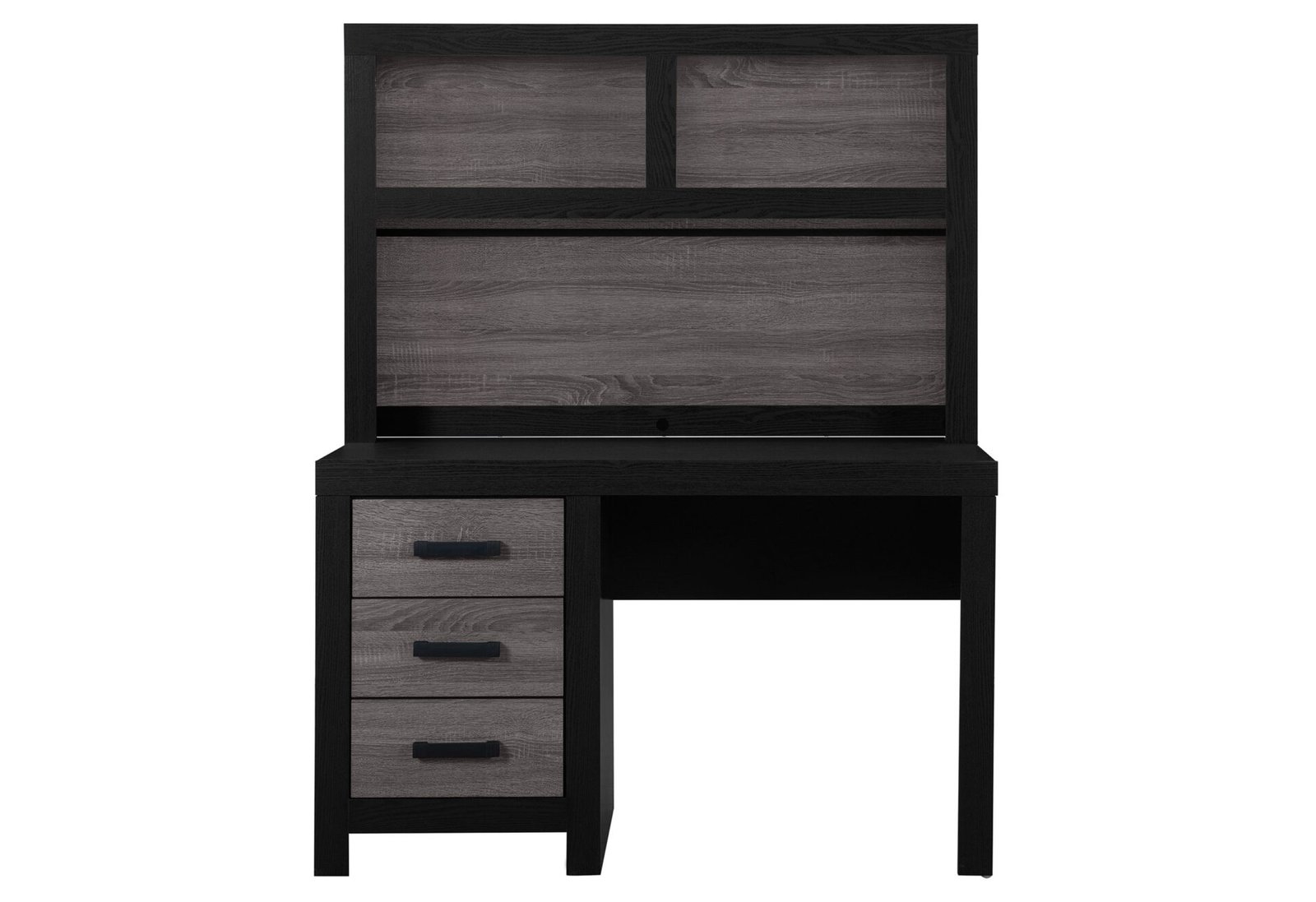 Second image of LISBON GREY/BLACK BOOKCASE TWIN BED, DRESSER, MIRROR AND NIGHTSTAND
