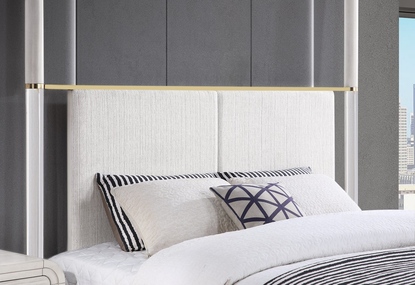 Second image of MALMO OAK QUEEN BED GROUP