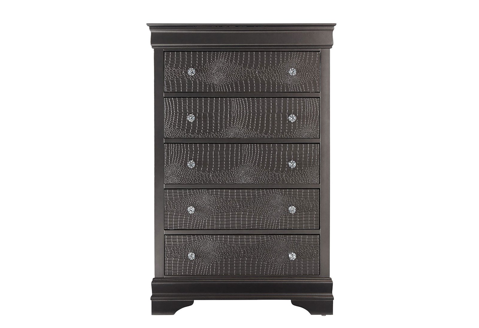 Second image of POMPEI METALLIC GREY CHEST