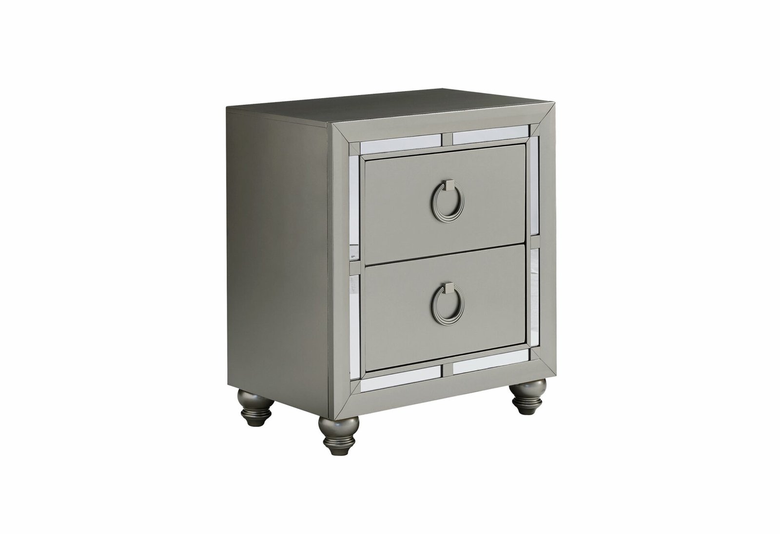 Second image of RILEY SILVER NIGHTSTAND