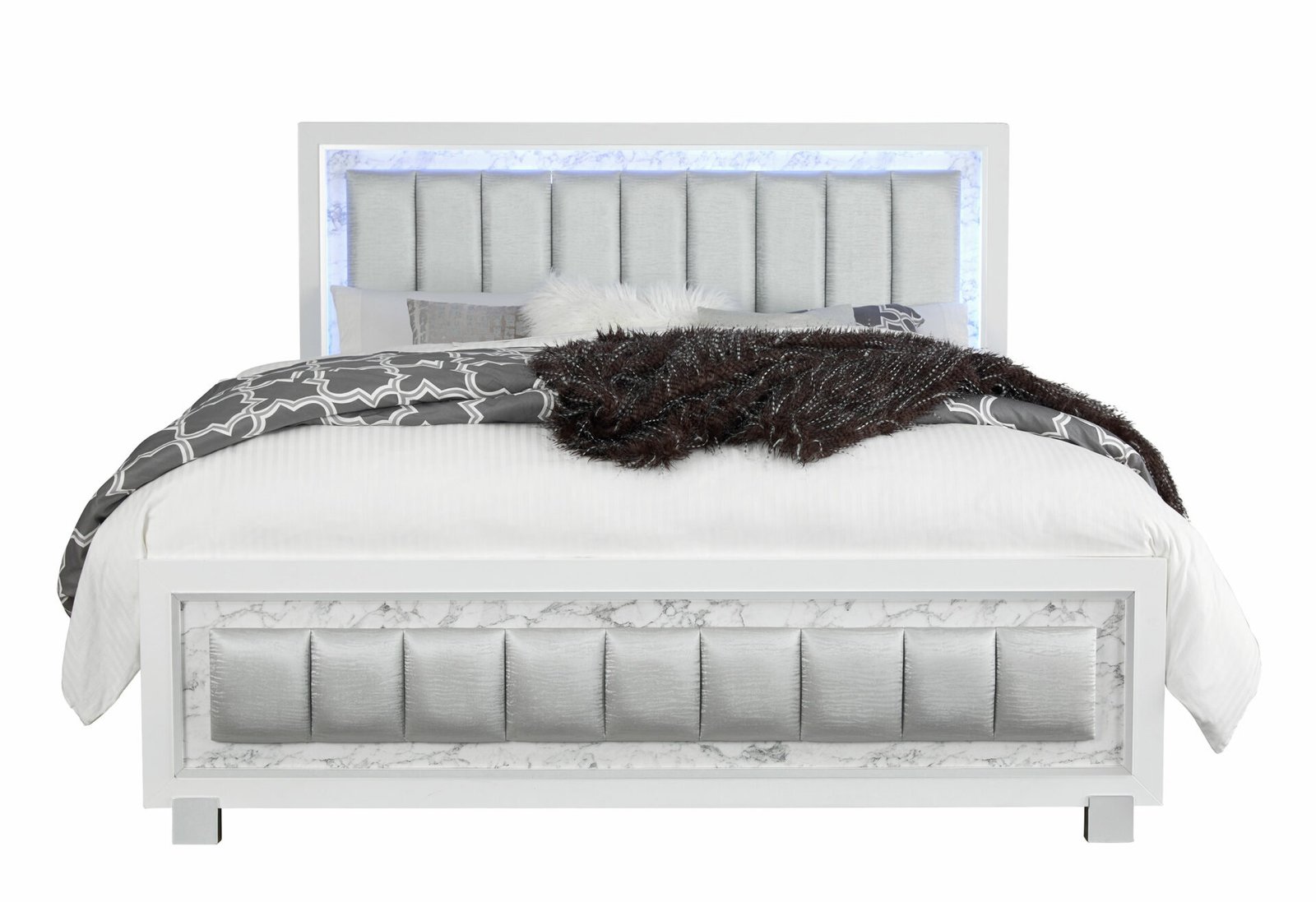 SANTORINI WHITE KING BED