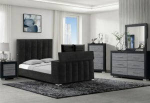 SERENITY/EMMA ONYX KING BED GROUP