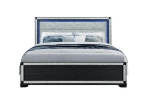 SOLEIL CHARCOAL KING BED