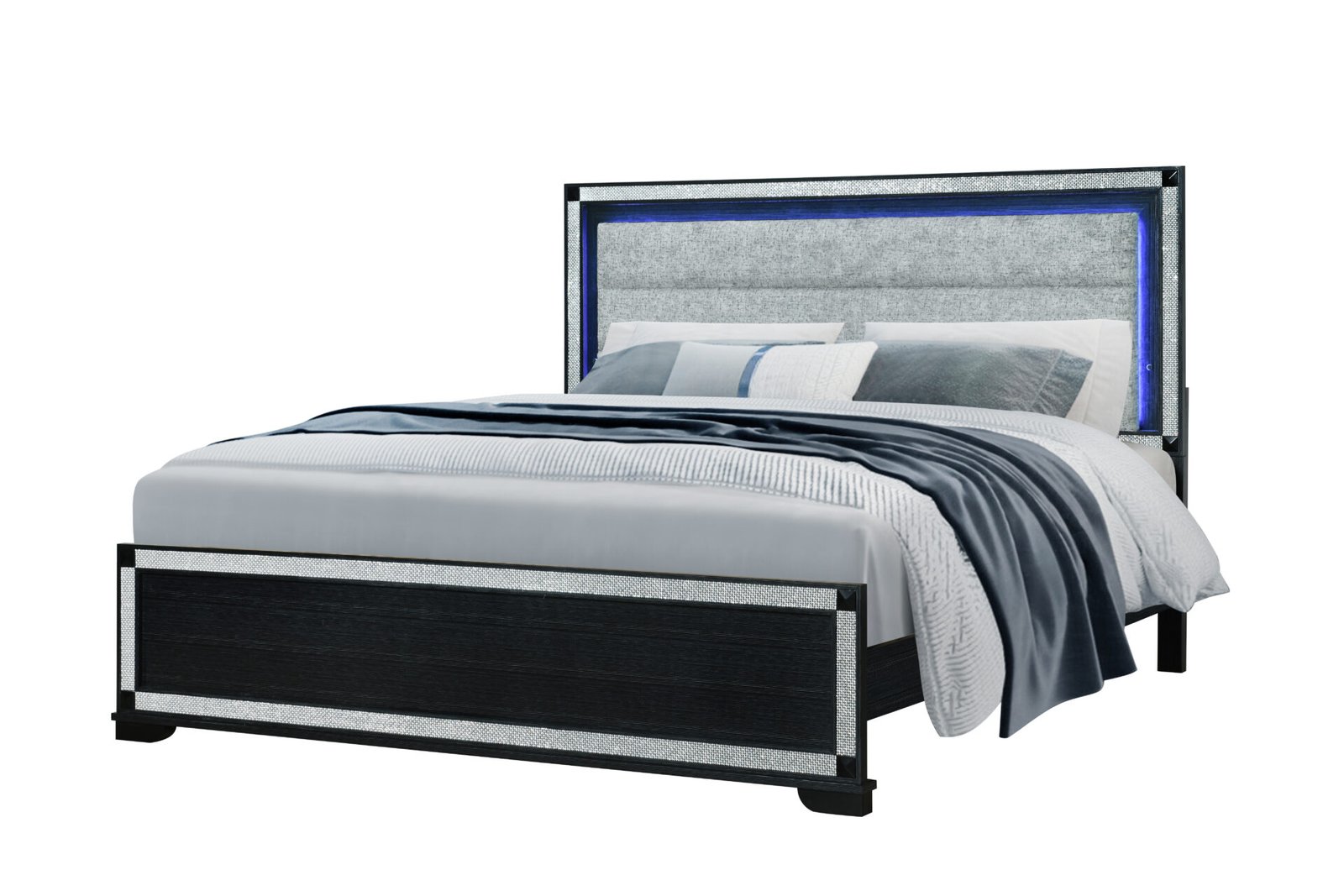 Second image of SOLEIL CHARCOAL KING BED