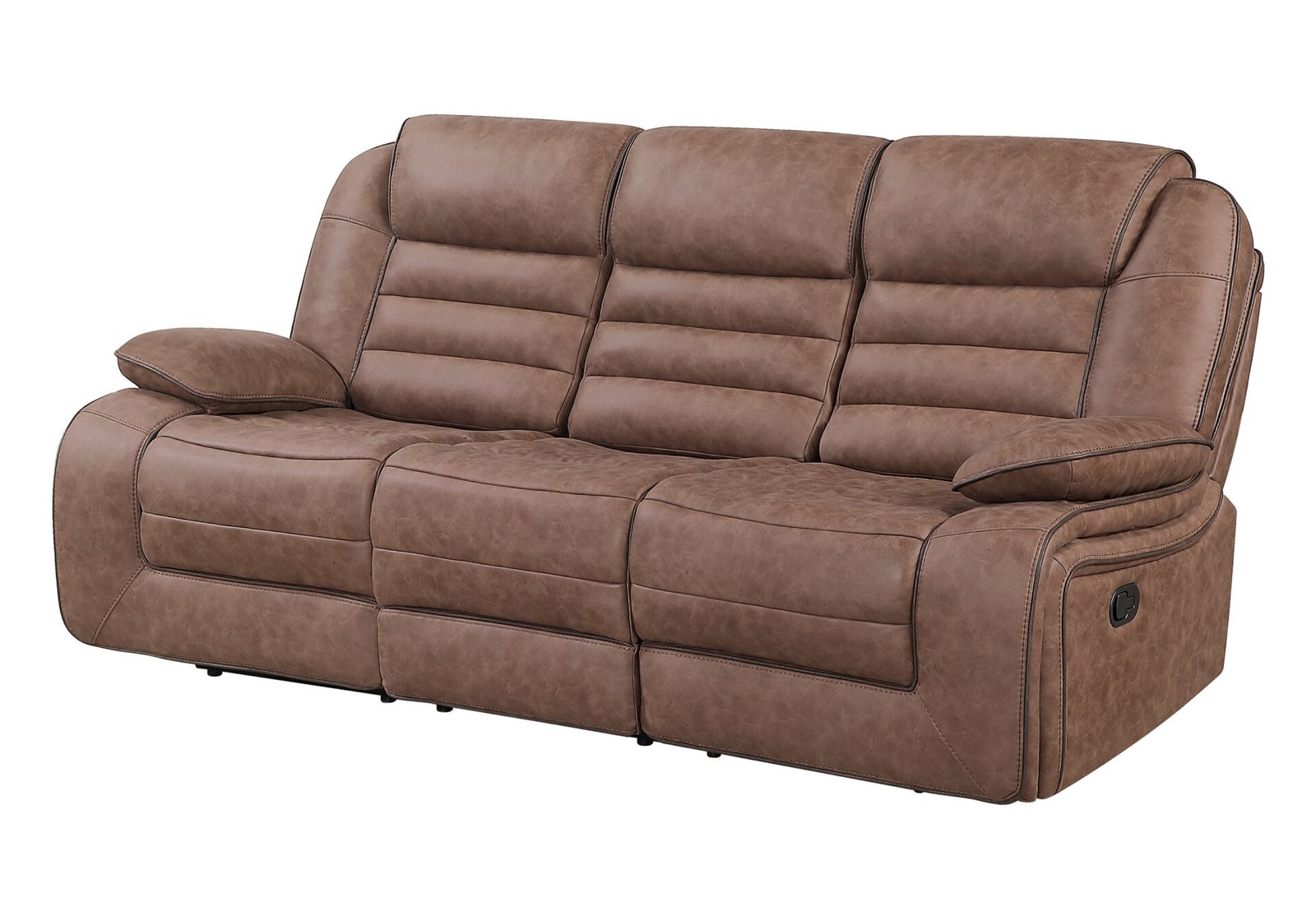 Second image of U2250 BROWN RECLINING SOFA