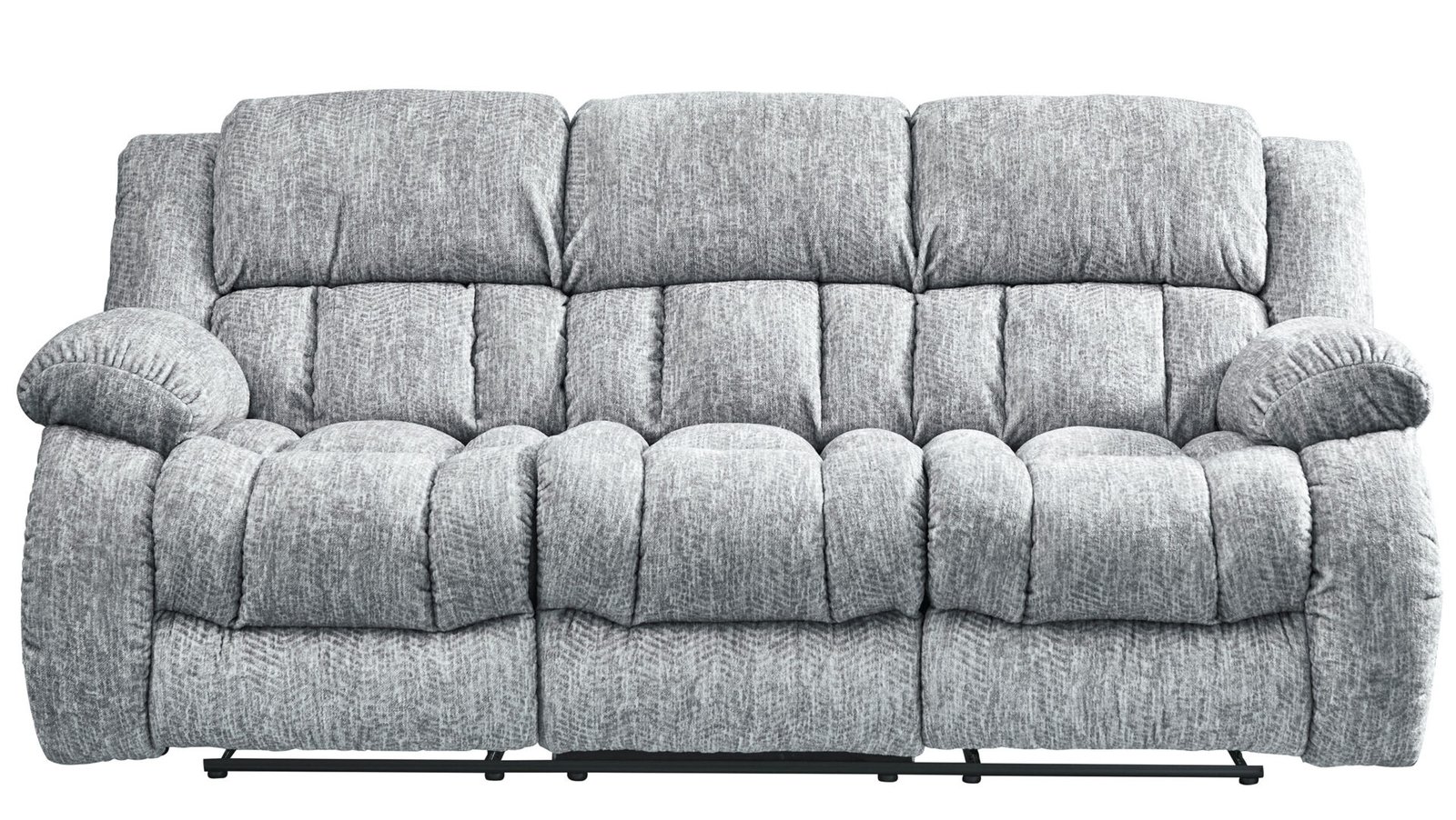 Second image of U250 GREY RECLINING SOFA/CONSOLE RECLINING LOVESEAT/GLIDER RECLINER