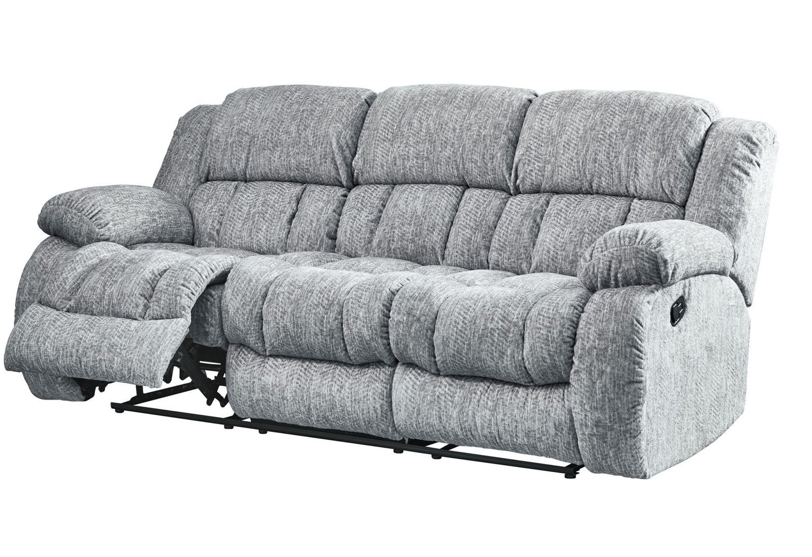 Second image of U250 GREY RECLINING SOFA